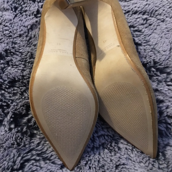 ZARA Beige Heels with Silver detail - Picture 5 of 5